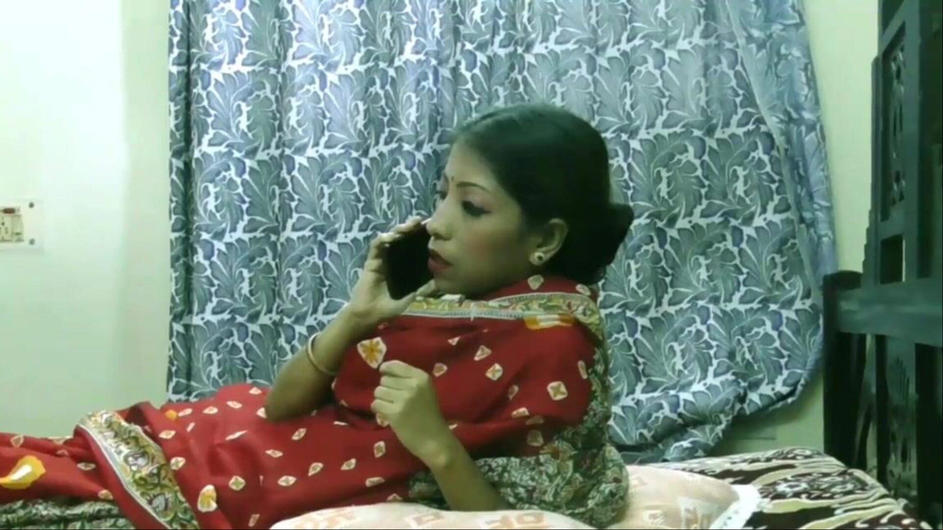 Indian horny unsatisfied wifey having bang-out with BA  caretaker:: With clear Hindi audio